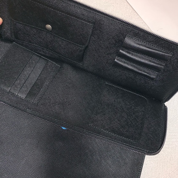 Giorgio Armani leather portfolio